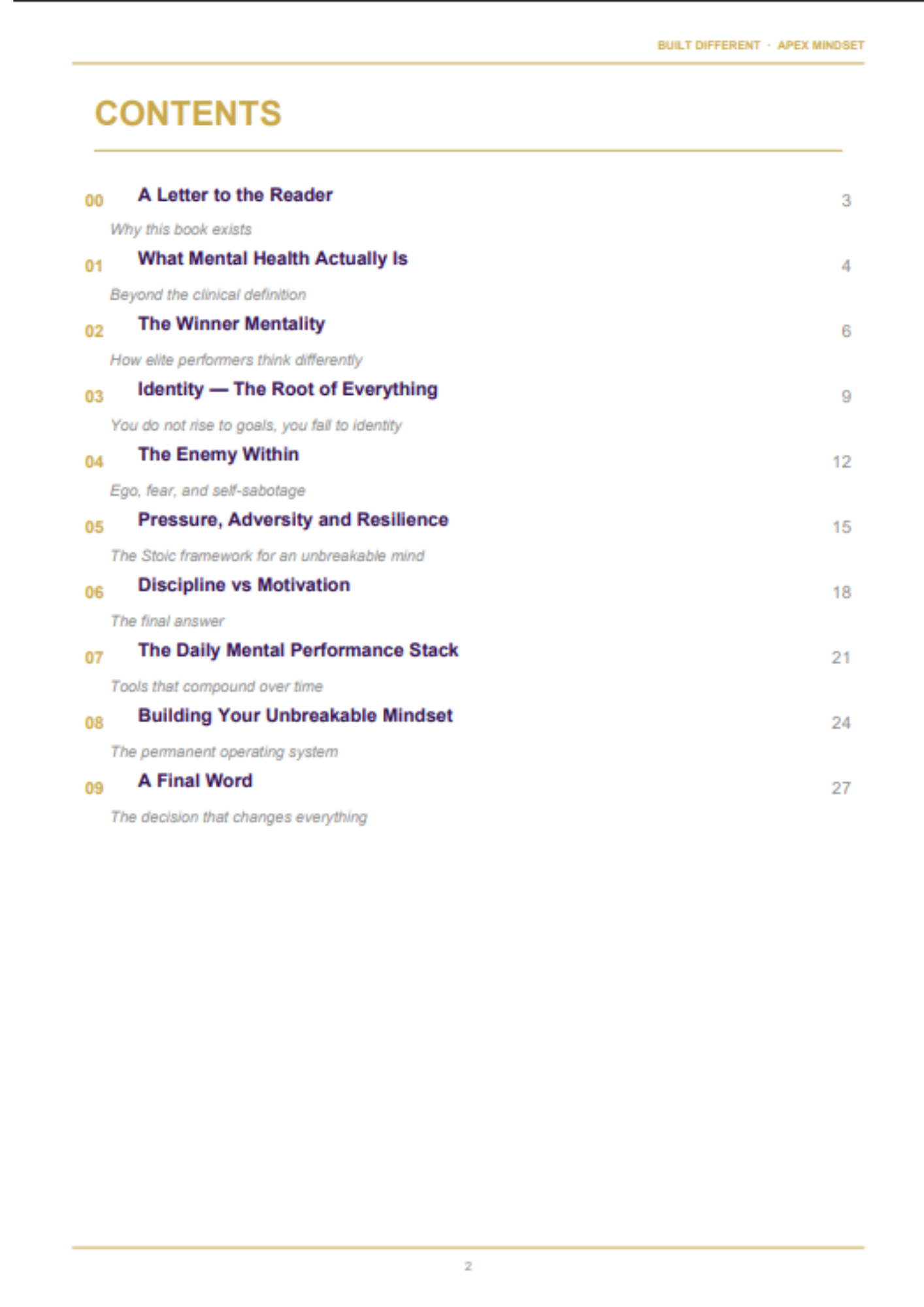 The Apex Mentality e-book ,,Built Different"